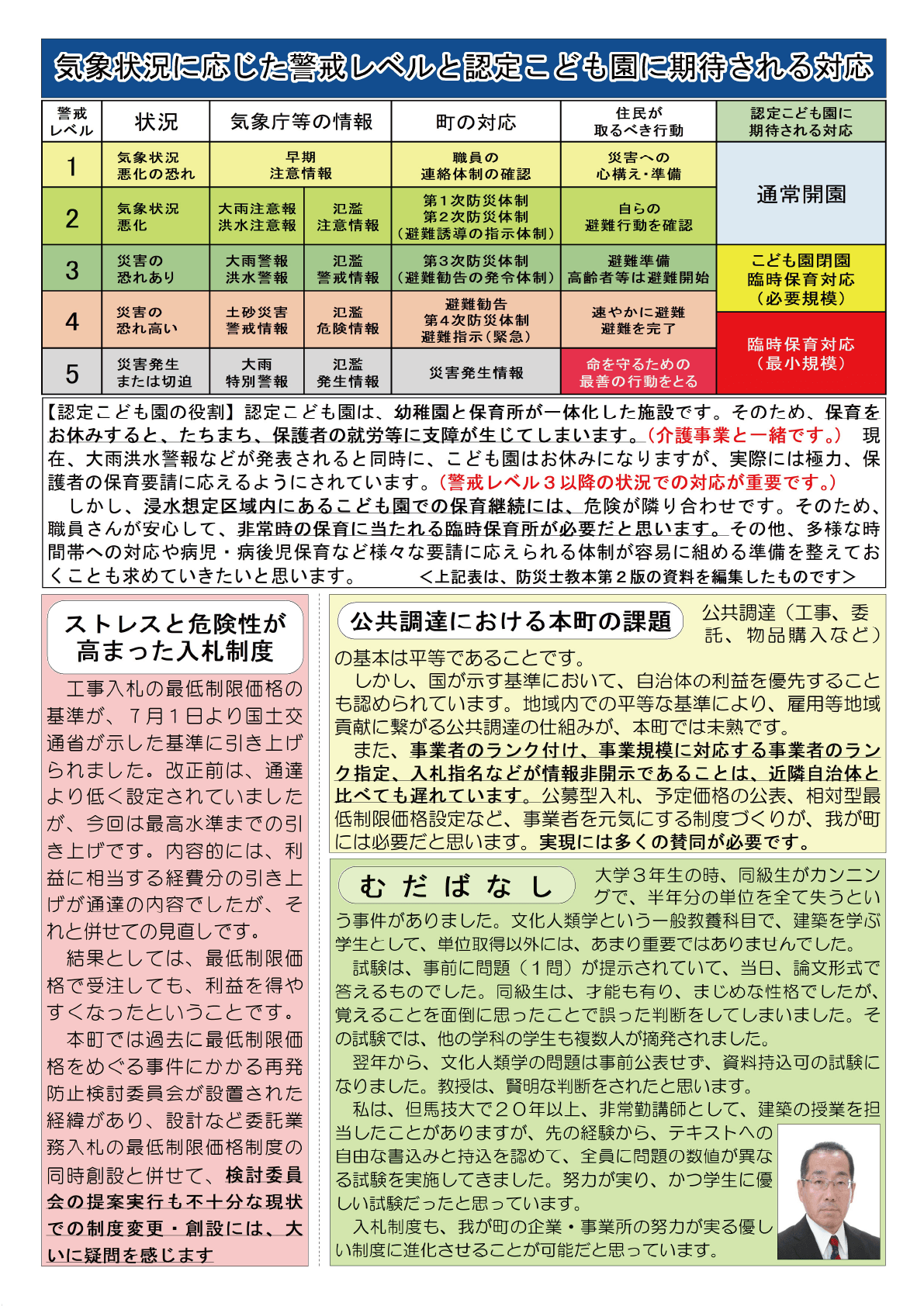 町政報告